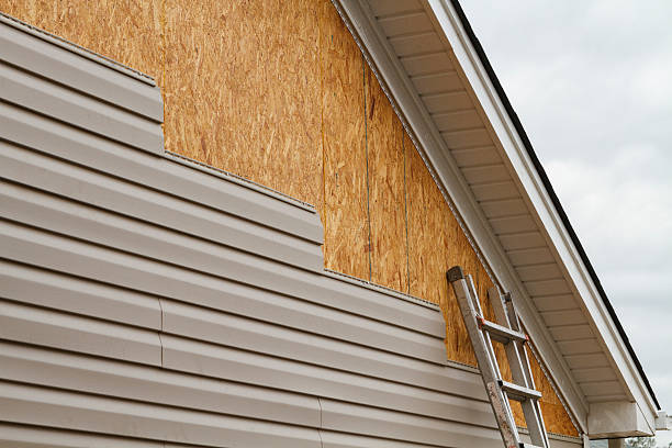 Professional Siding Repair technician working in Clarksville, VA